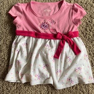 Shirt pink and white